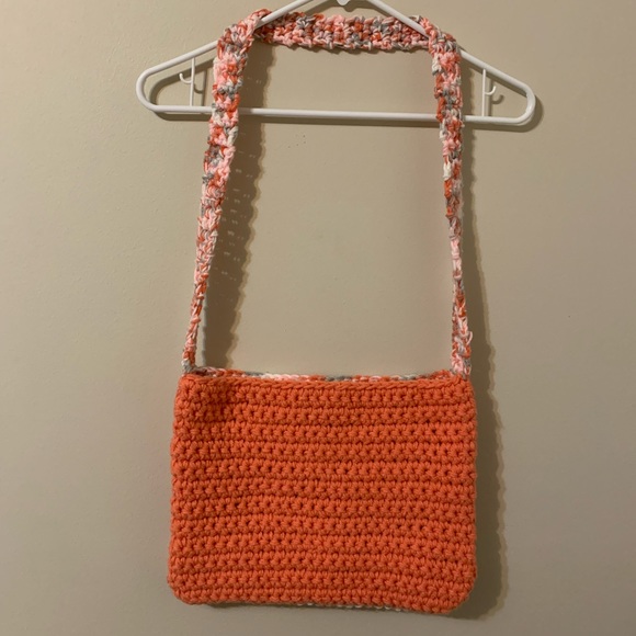 Crossbody Bag Crocheted Handmade - Picture 5 of 16